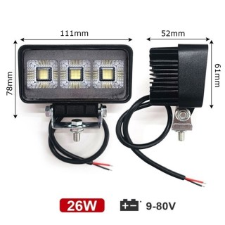 LED фар универсален 9-80V